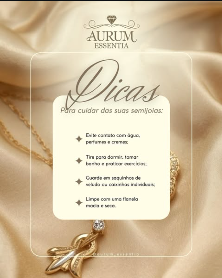 Dicas para cuidar das suas semijoias